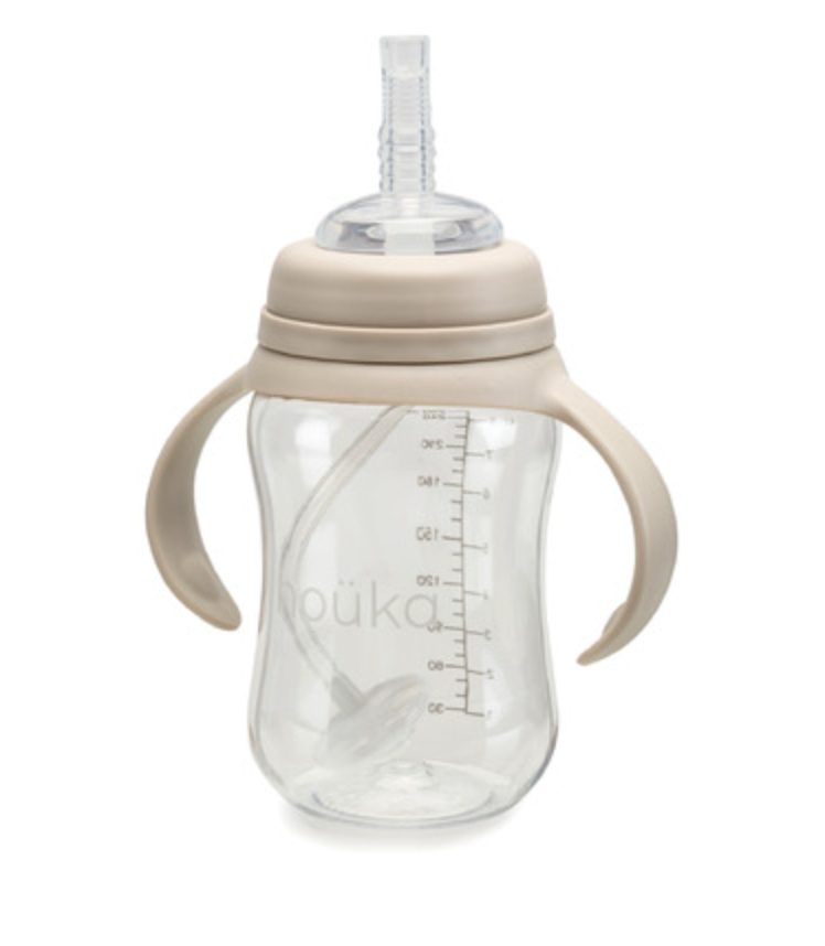 Traditional Sippy/Weighted Straw Cup - Soft Sand