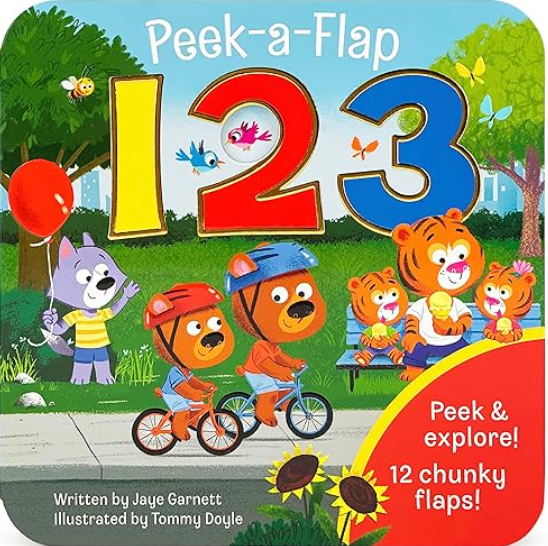 Peek-A-Flap Board Book - 1 2 3