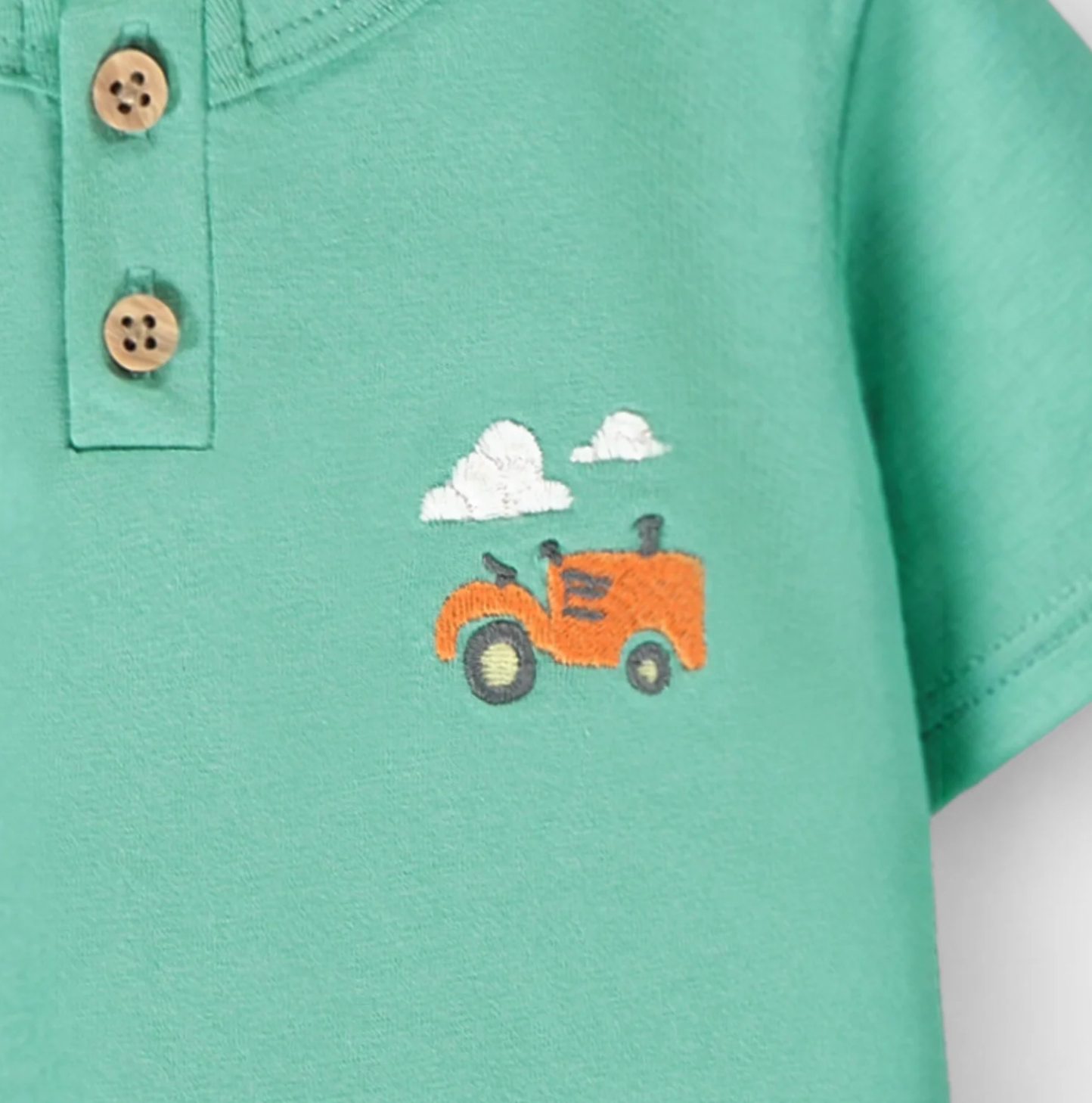 Green Body Suit with Tractor