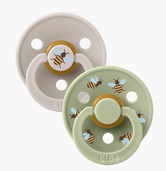 BIBS Pacifier 2PK - Bumblebee/Mushroom