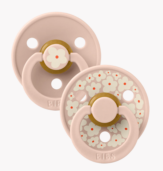 BIBS Pacifier 2PK - Jasmine-Blush