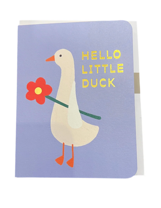 Greeting Card - Hello Little Duck