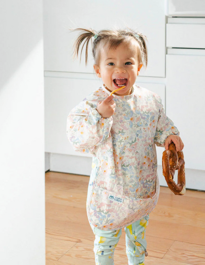 Long Sleeve Waterproof Bib - English Garden