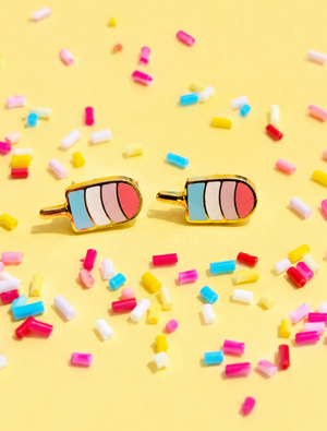 Earrings - Popsicle Studs
