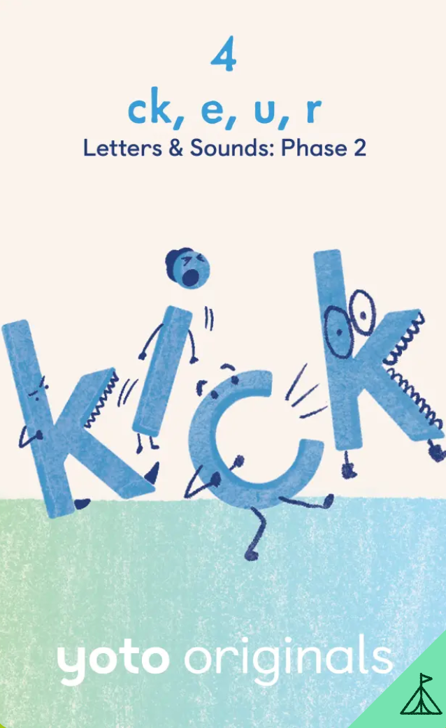 Yoto Audiobook Card - Phonics: Letters & Sounds: Phase 2