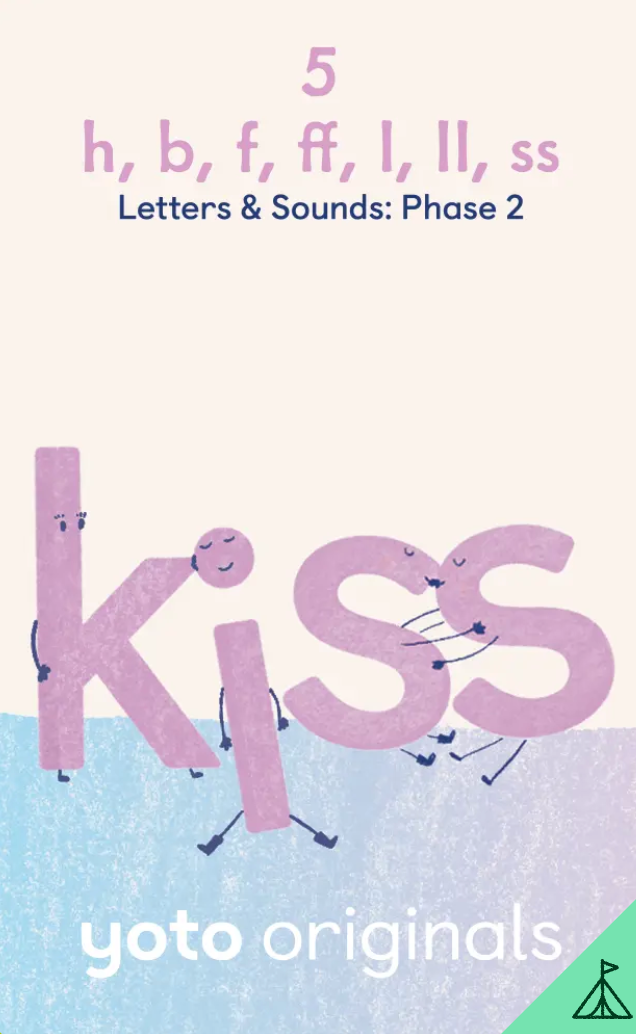 Yoto Audiobook Card - Phonics: Letters & Sounds: Phase 2