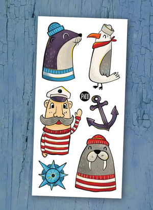 Temporary Tattoos - Captain