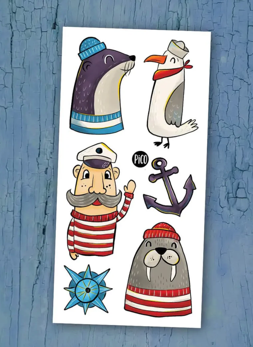 Temporary Tattoos - Captain