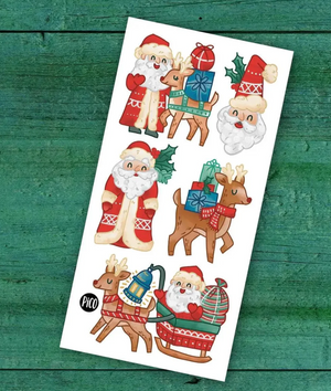 Temporary Tattoos - Nicolas and his reindeer