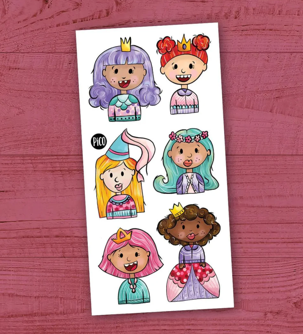 Temporary Tattoos - Princesses