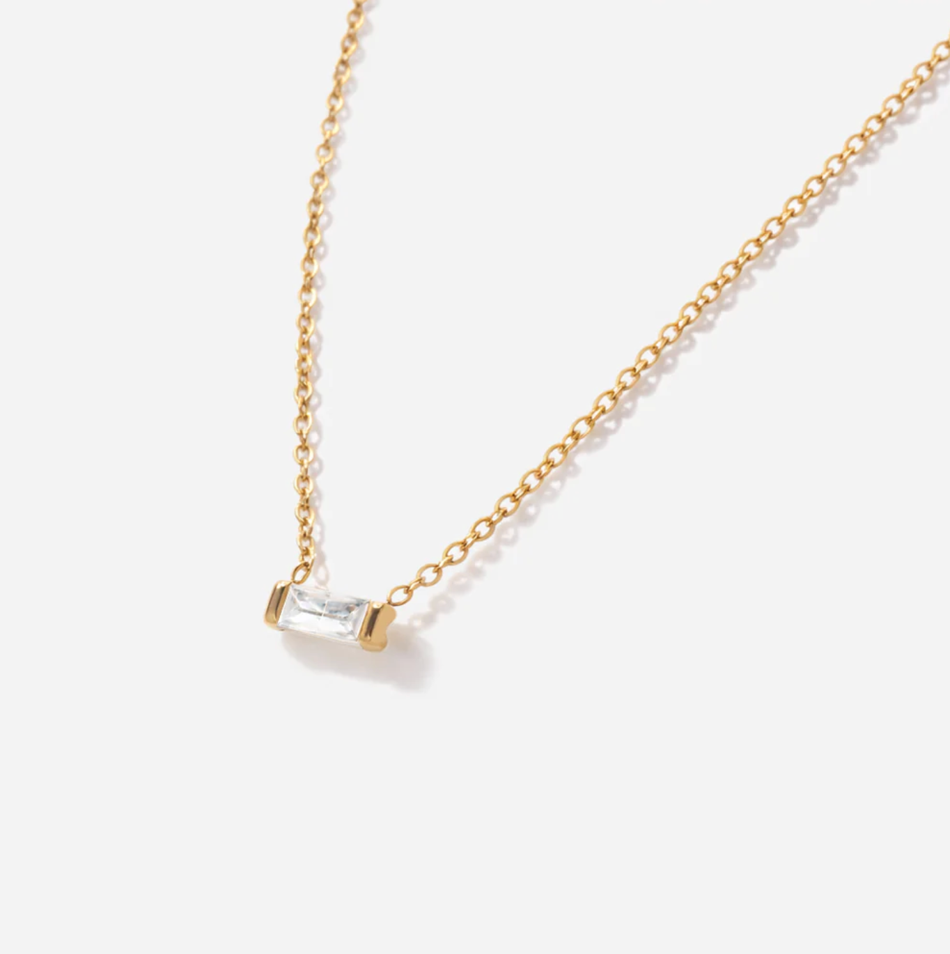 Golden rectangle with translucent stone