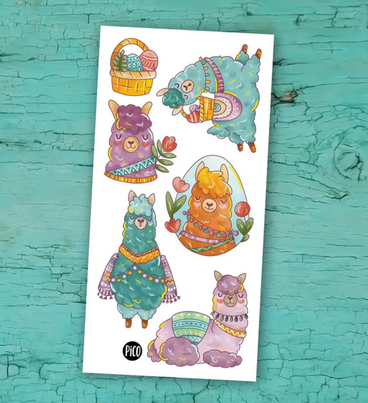 Temporary Tattoos - Llamas
