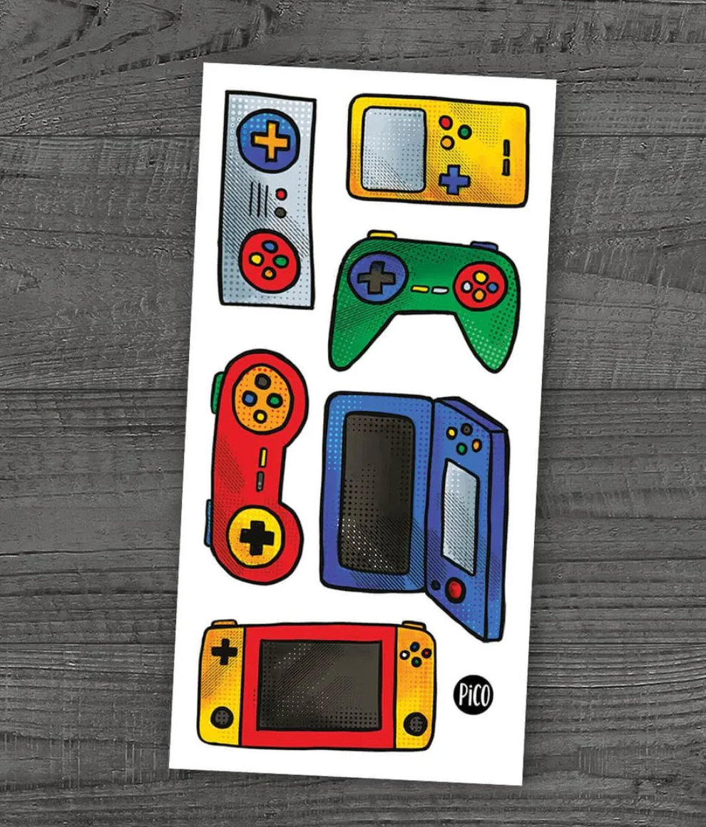 Temporary Tattoos - Video Games