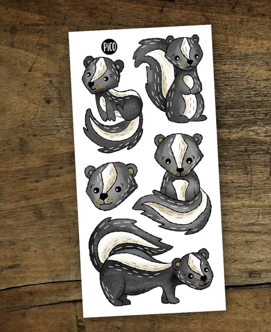 Temporary Tattoos - Skunks