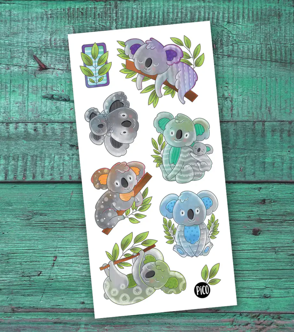 Temporary Tattoos - The Playful Koalas