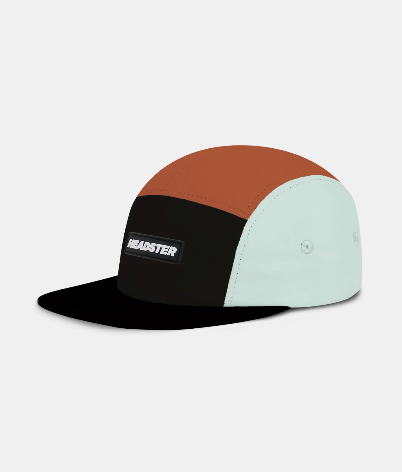 Runner Nylon Five Panel Cap - Black