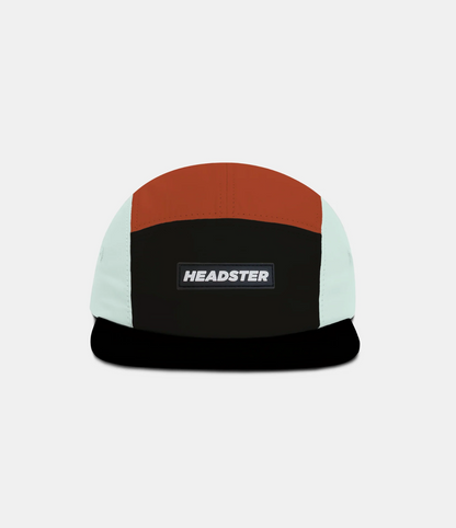 Runner Nylon Five Panel Cap - Black