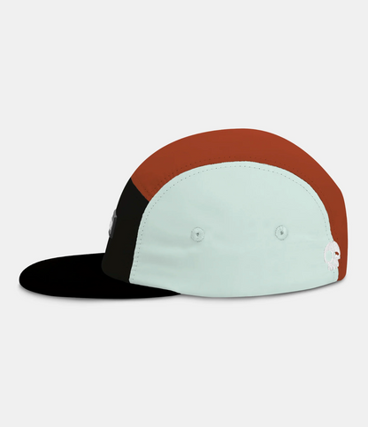 Runner Nylon Five Panel Cap - Black