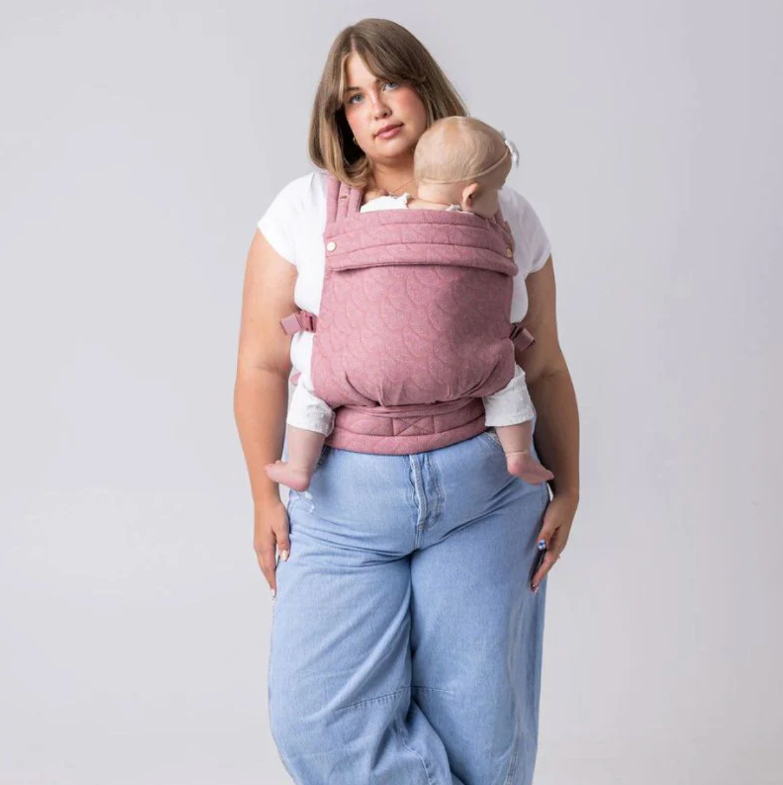 The Monarch Buckle Carrier - Mauve Wings