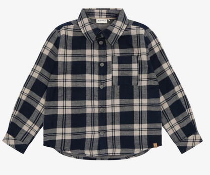 Long-Sleeve Flannel Shirt