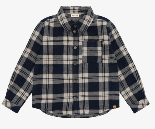 Long-Sleeve Flannel Shirt