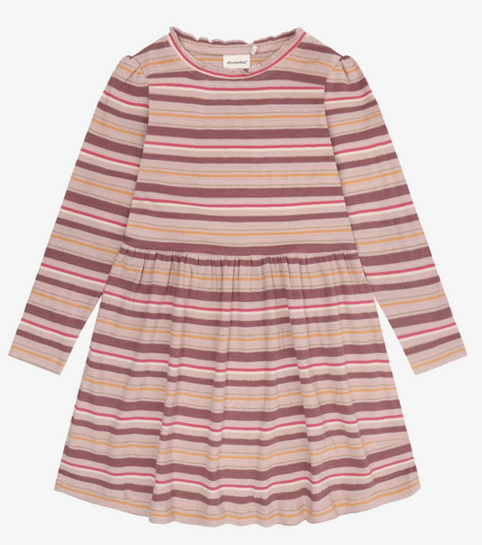 Long Sleeve Ribbed Dress