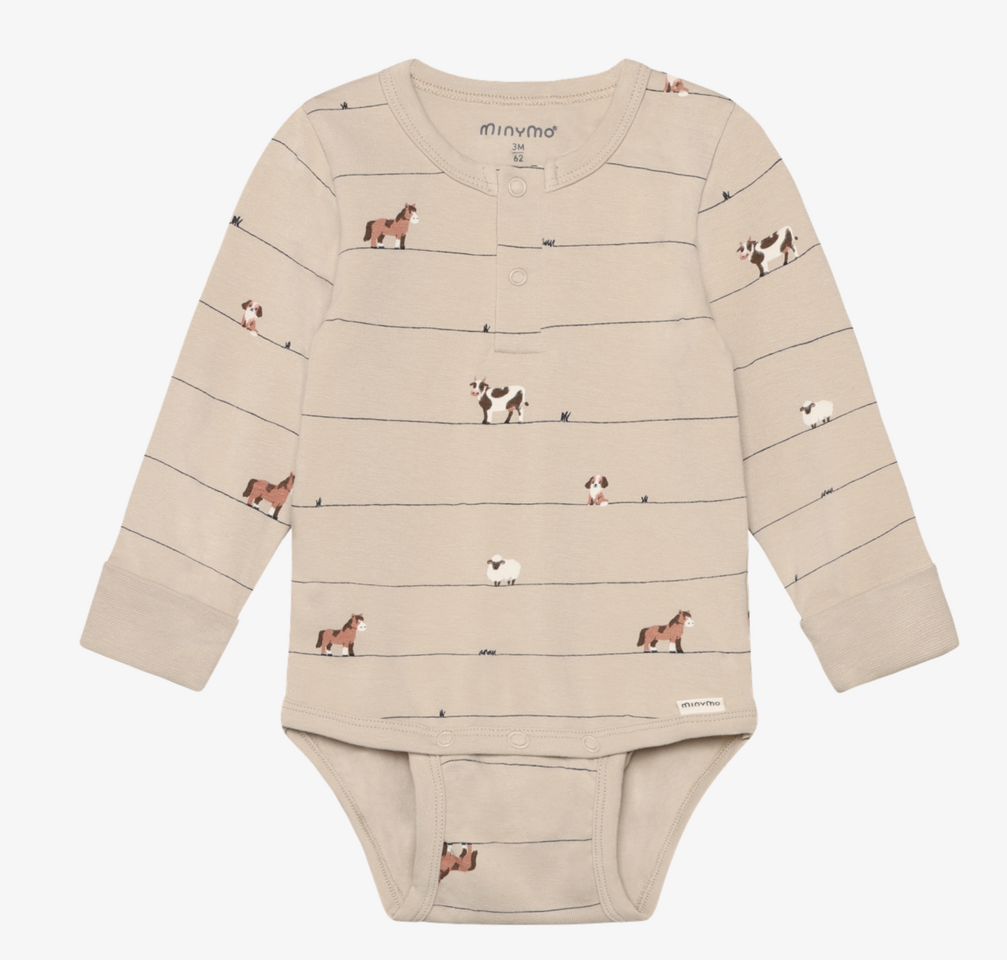 Body Suit Long Sleeve - Farm