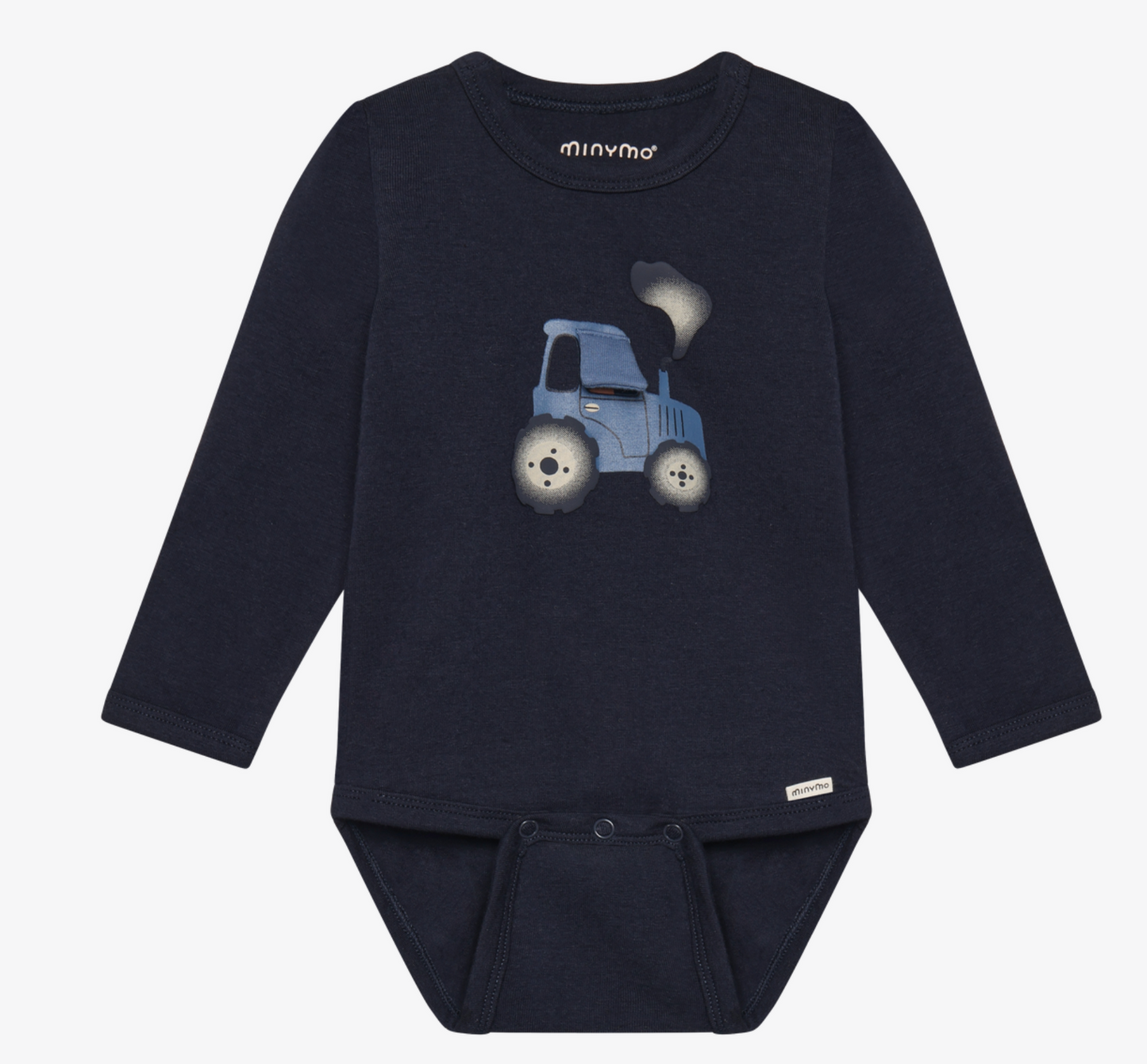 Body Suit Long Sleeve - Blue Tractor