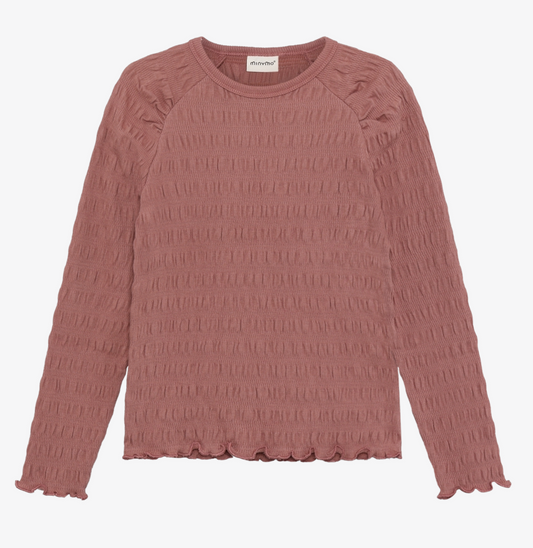 Long Sleeve Smocked Shirt