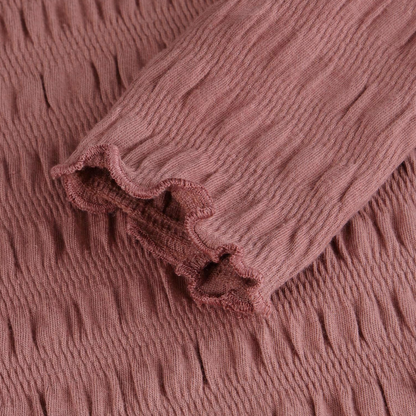 Long Sleeve Smocked Shirt