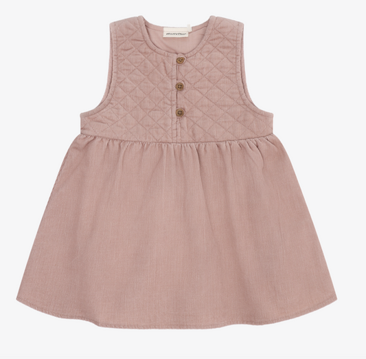 Corduroy Dress - Blush