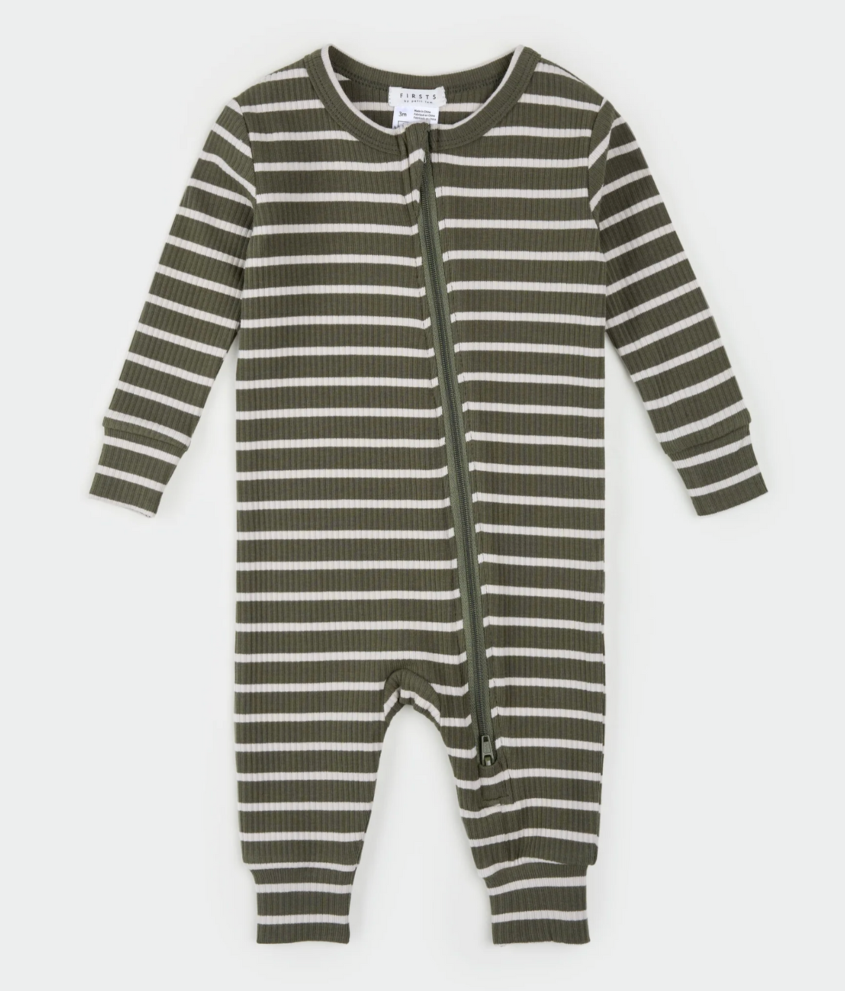 Zipper Sleeper - Ribbed Farm Green