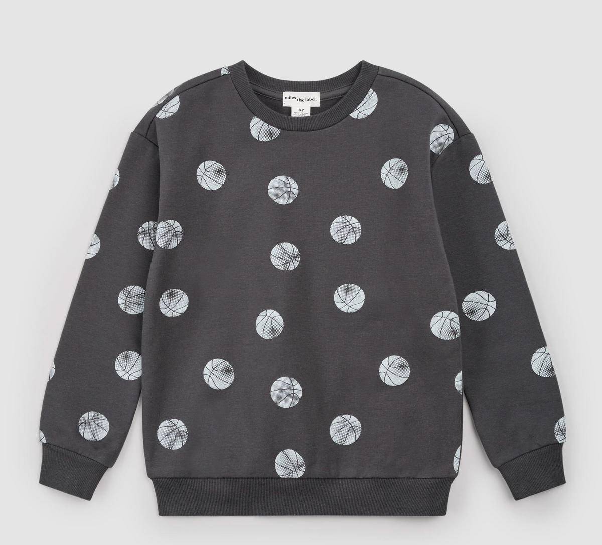 Basketball Print Sweatshirt