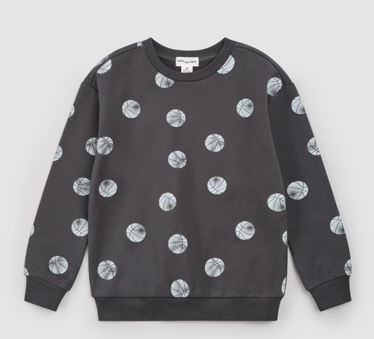 Basketball Print Sweatshirt