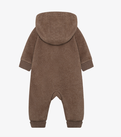 Baby Bear Fleece Jumpsuit - Brown