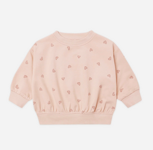 Relaxed Sweatshirt - Hearts