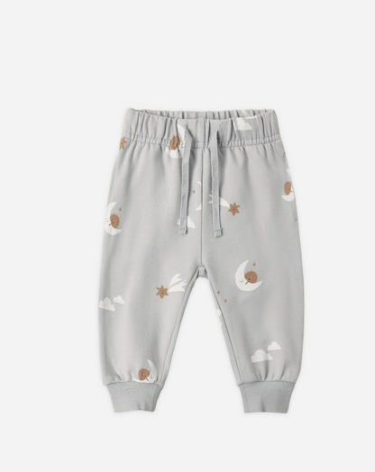 Relaxed Sweatpants - Sky Friends