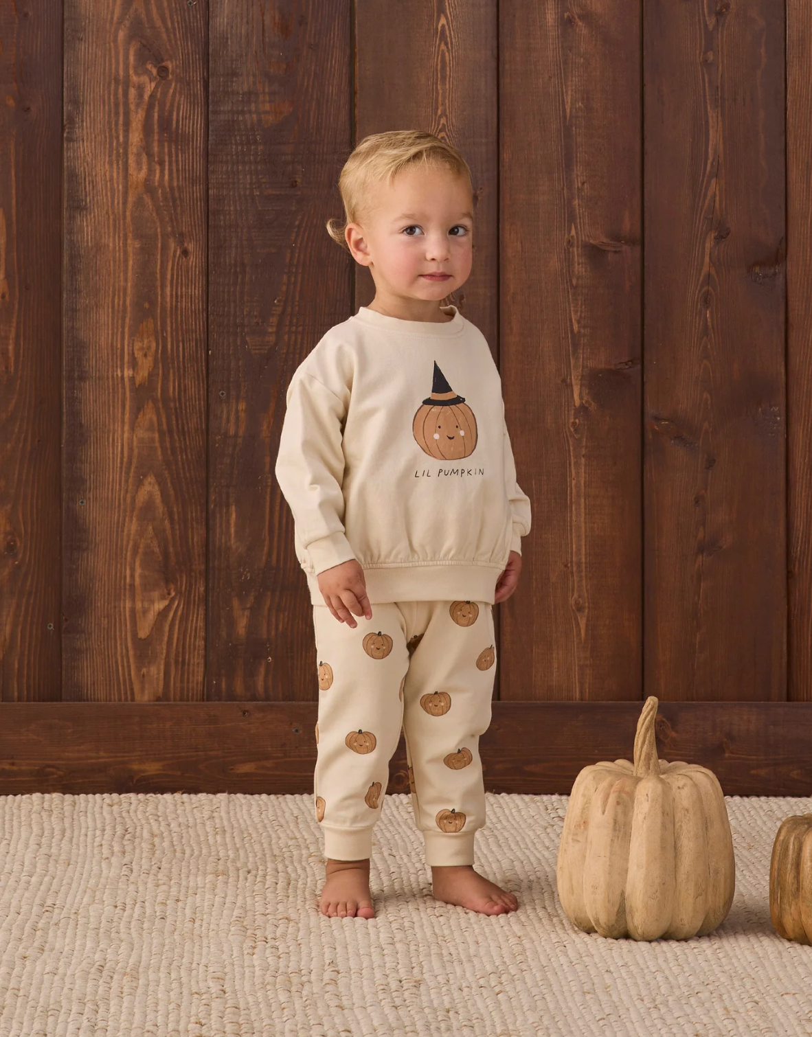 Relaxed Fleece Sweatpants - Pumpkins