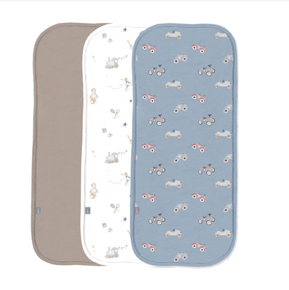 Modal Burp Cloth 3 Pack - Cars