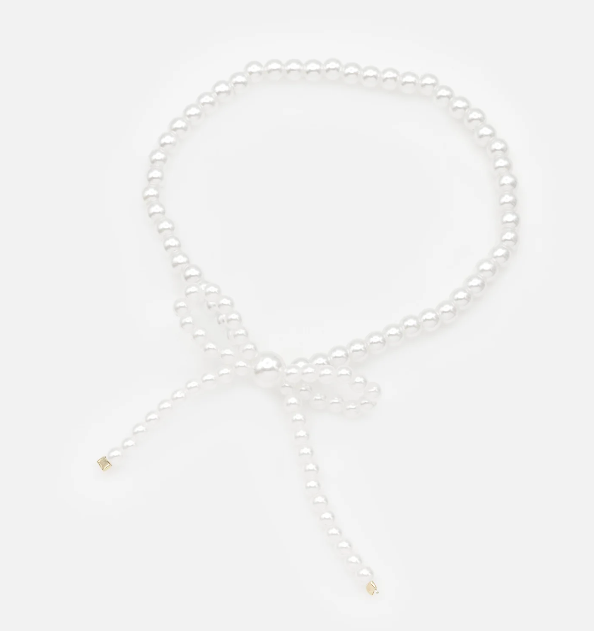 Elastic Pearl Bracelet with Bow