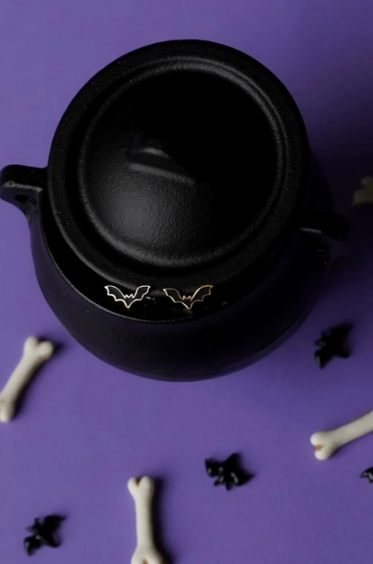 Earrings - Tiny Bat Studs