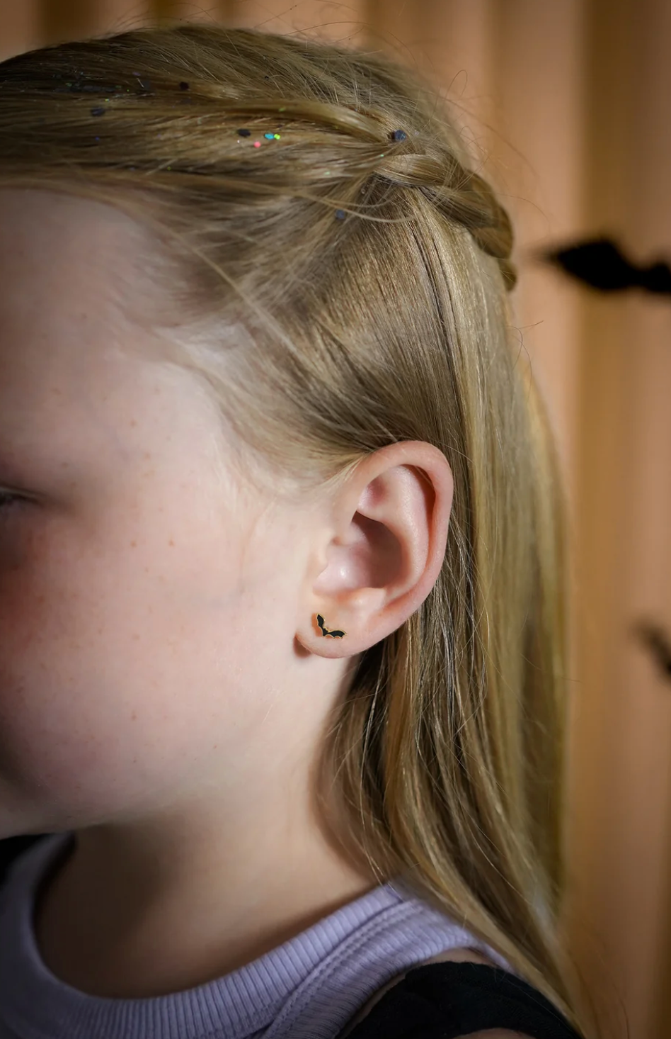 Earrings - Tiny Bat Studs