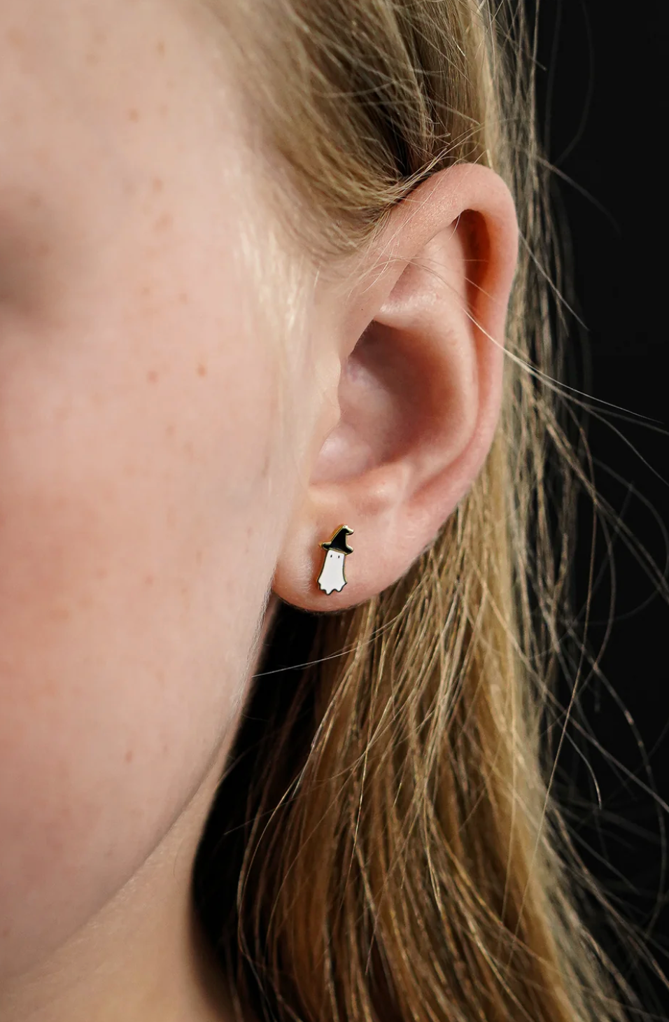 Earrings - Ghost Studs