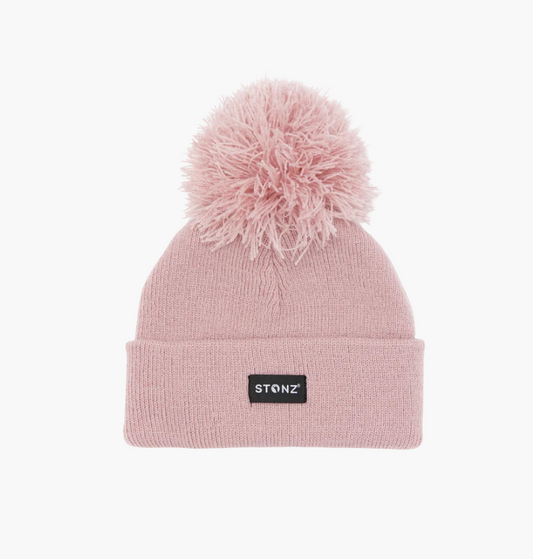 Pom Beanie - Haze Pink