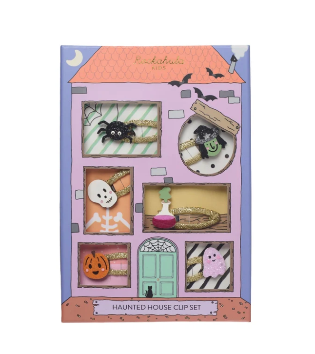 Hair Clip Gift Set - Haunted House