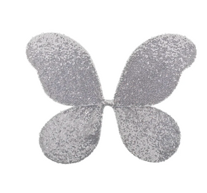 Play Pretend Fairy Wings - Magical Sequin Silver (3-10 years)