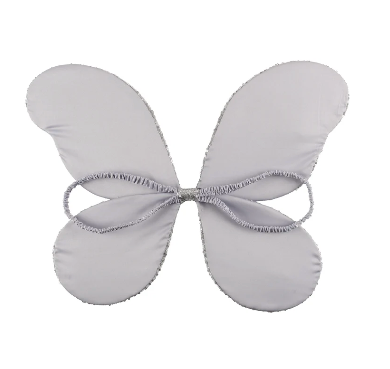 Play Pretend Fairy Wings - Magical Sequin Silver (3-10 years)