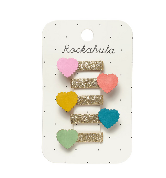 Clips - Scallop Heart Mini Set