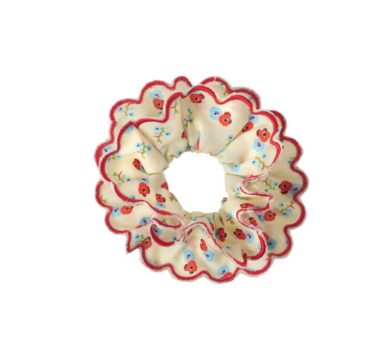 Scrunchie - Martha Ditsy Scalloped
