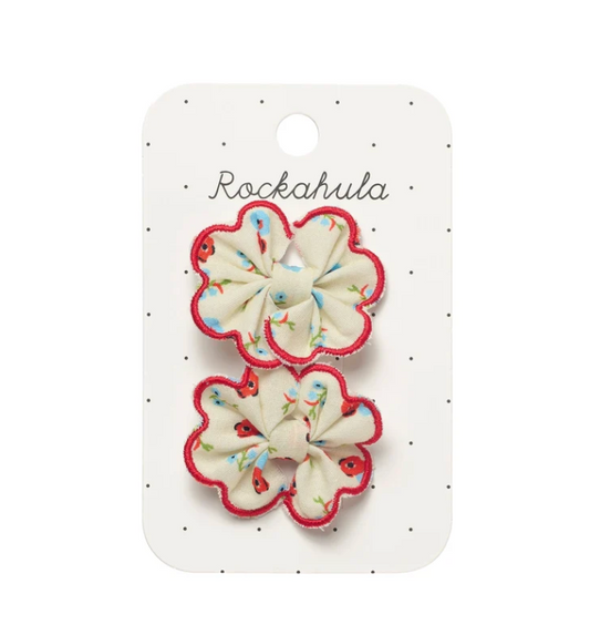 Clips - Martha Ditsy Scallop Bows